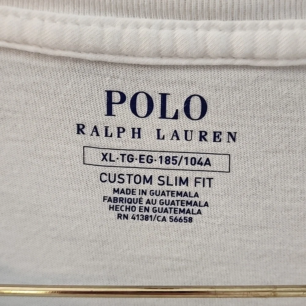 Polo by Ralph Mens Lauren White T-Shirt Size XL - Picture 2 of 6